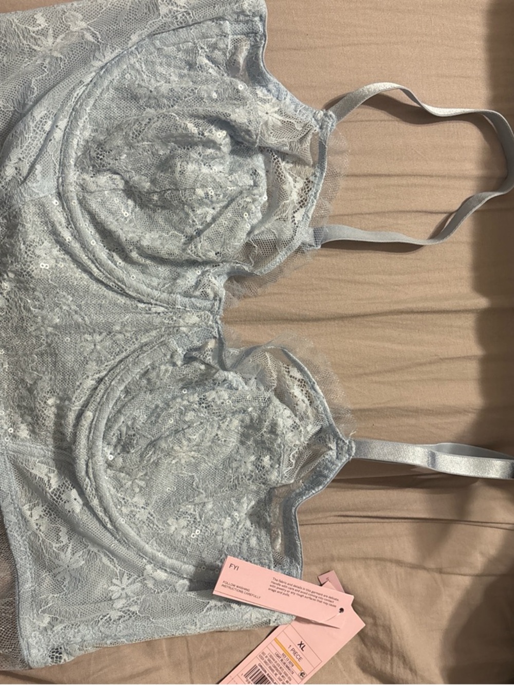 wild fable Light Blue Lace Bralette